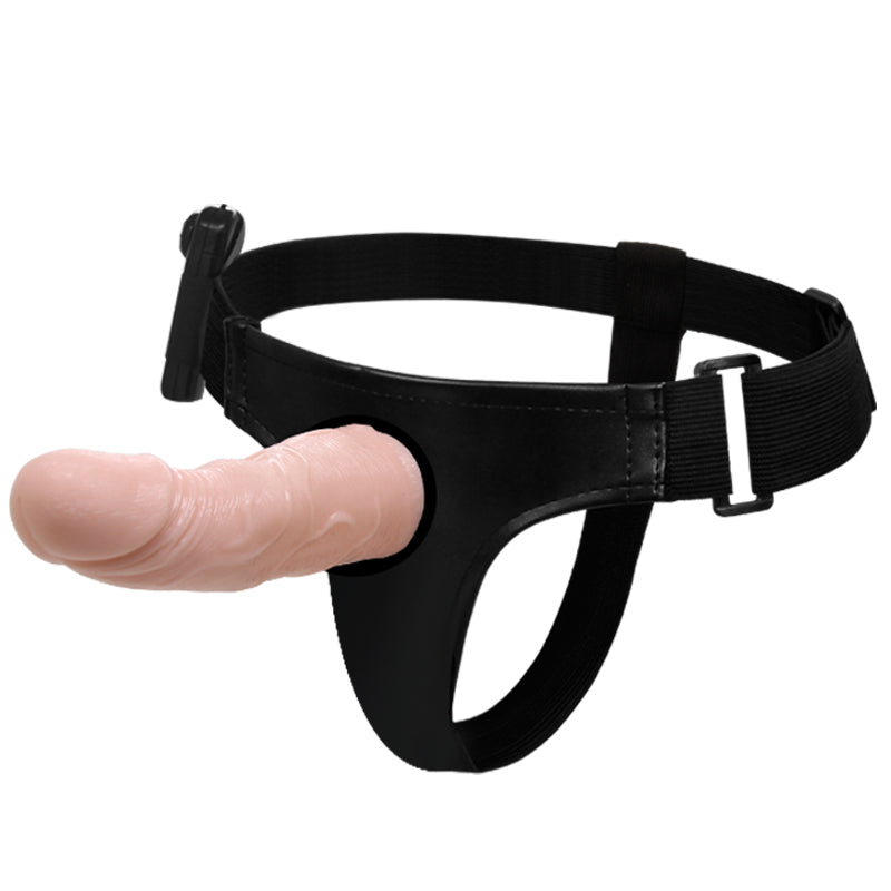 5 Inch Male Hollow Vibrating Strap On