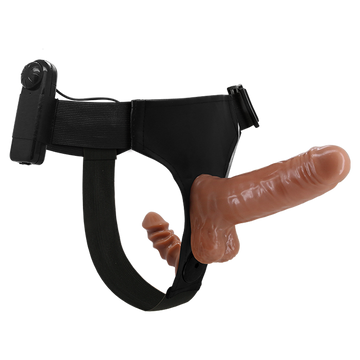 6 Inch Double Sided Vibrating Strap On Dildo