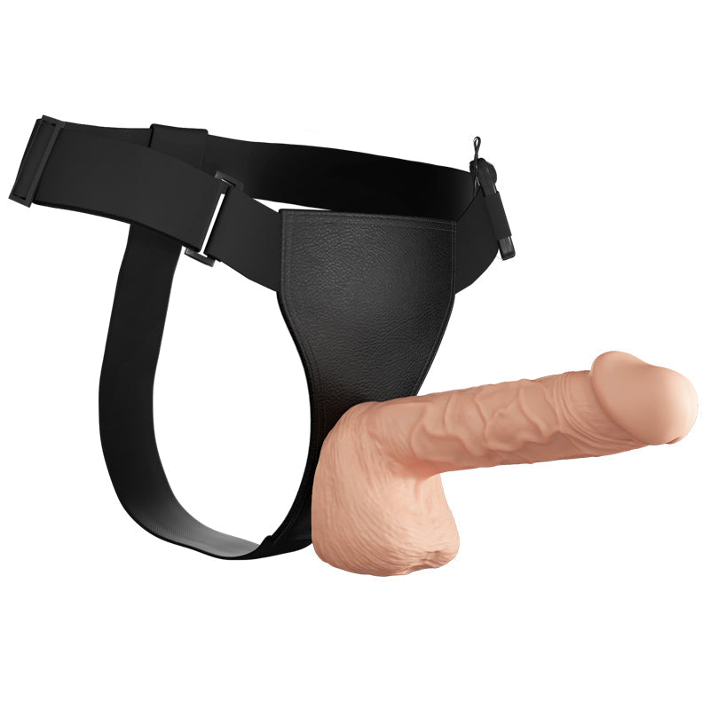 Vac-U-Lock 10" Realistic Dildo Vibrating Strap On