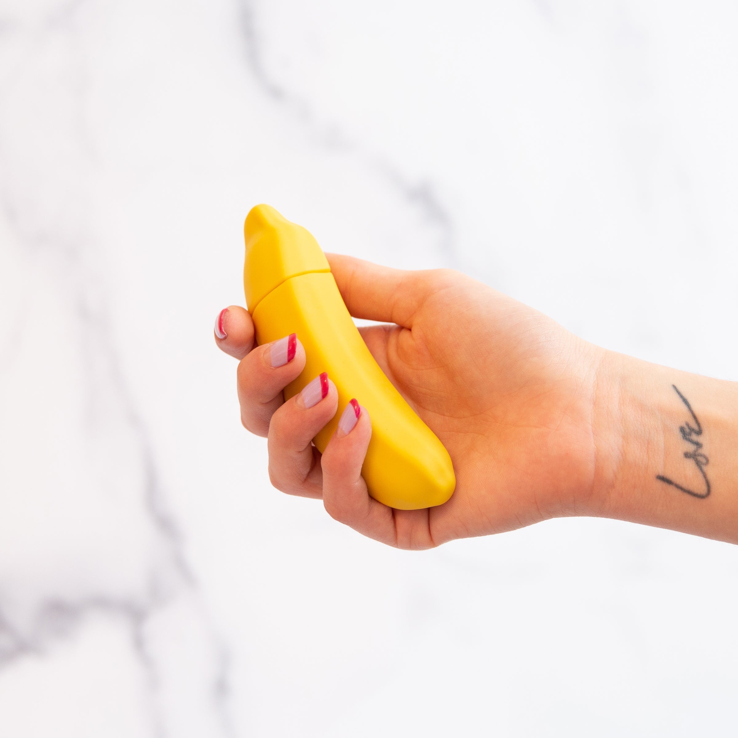 Yellow Banana Small Silent Clitoral Vibrator