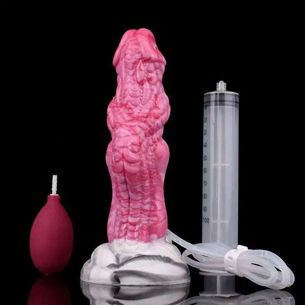 8 Inch Fantasy Dragon Squirting Strap On Dildo