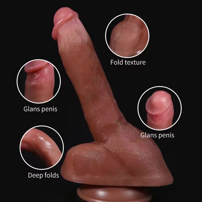 9 Inch Realistic Penis Silicone Dildo