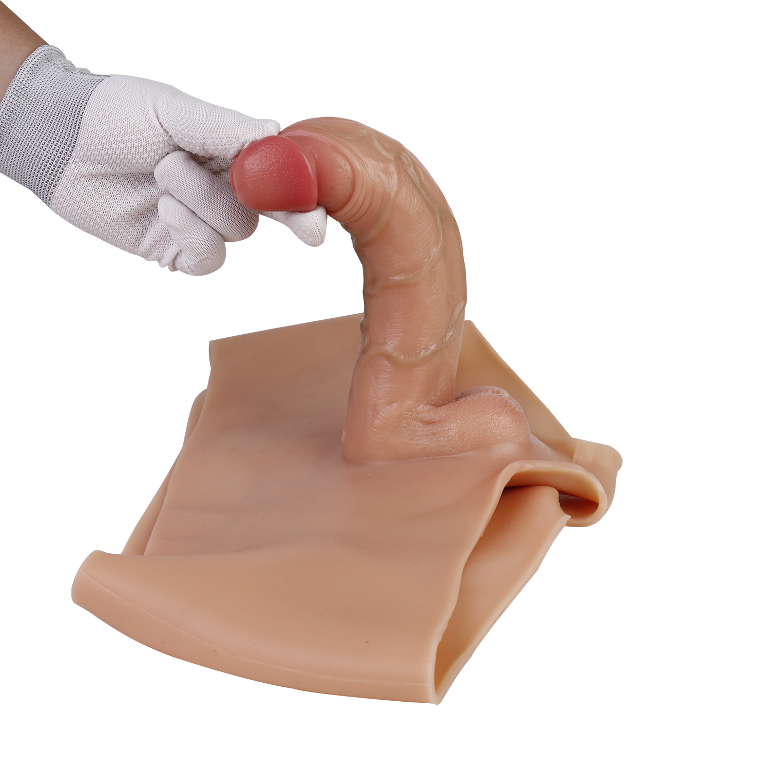 7 Inch Silicone Realistic Dildo Panties