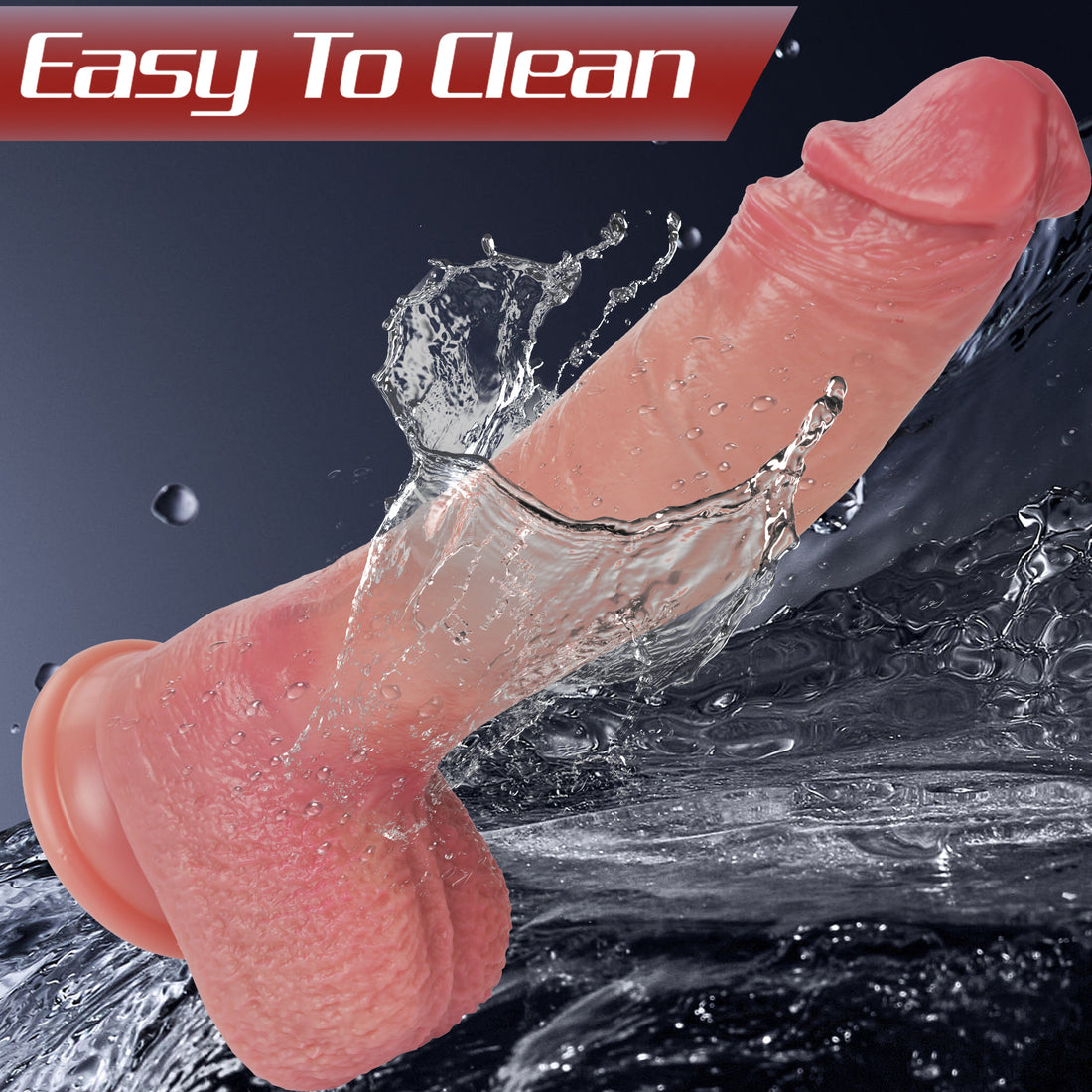10 Inch Big Realistic Vibrator Thrusting Dildo