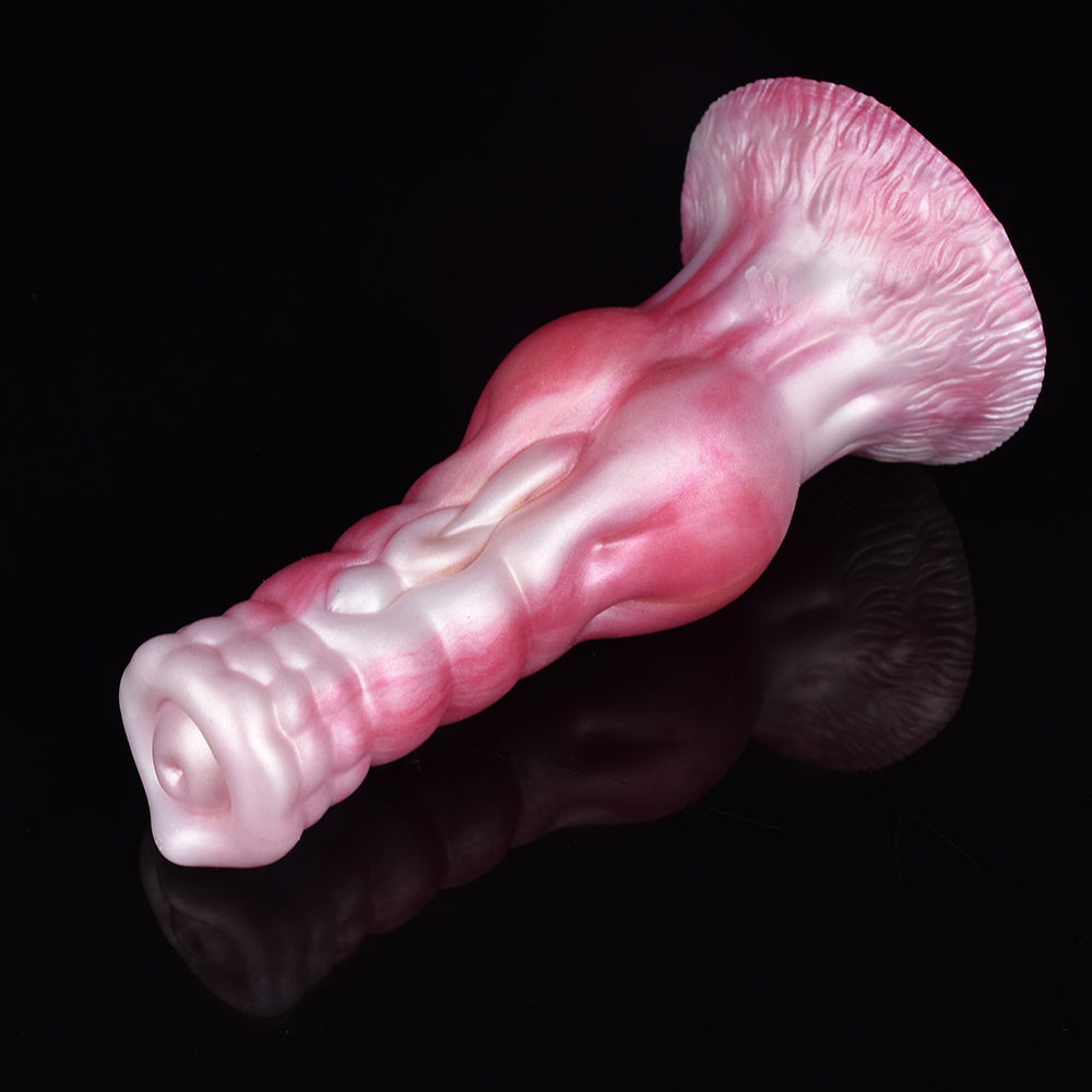 Soft Silicone Bull Dog Inflatable Dildo