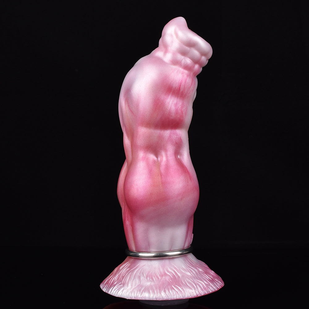 Soft Silicone Bull Dog Inflatable Dildo