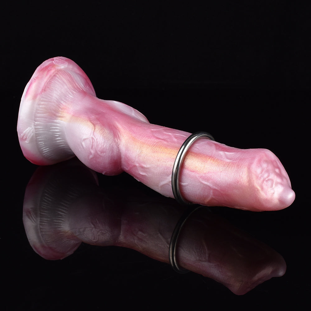 8 Inch Silicone Dog Knot Inflatable Dildo