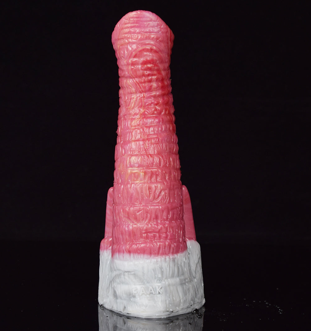 7 Inch Pink Curved Elephant Trunk Fantasy Dildo