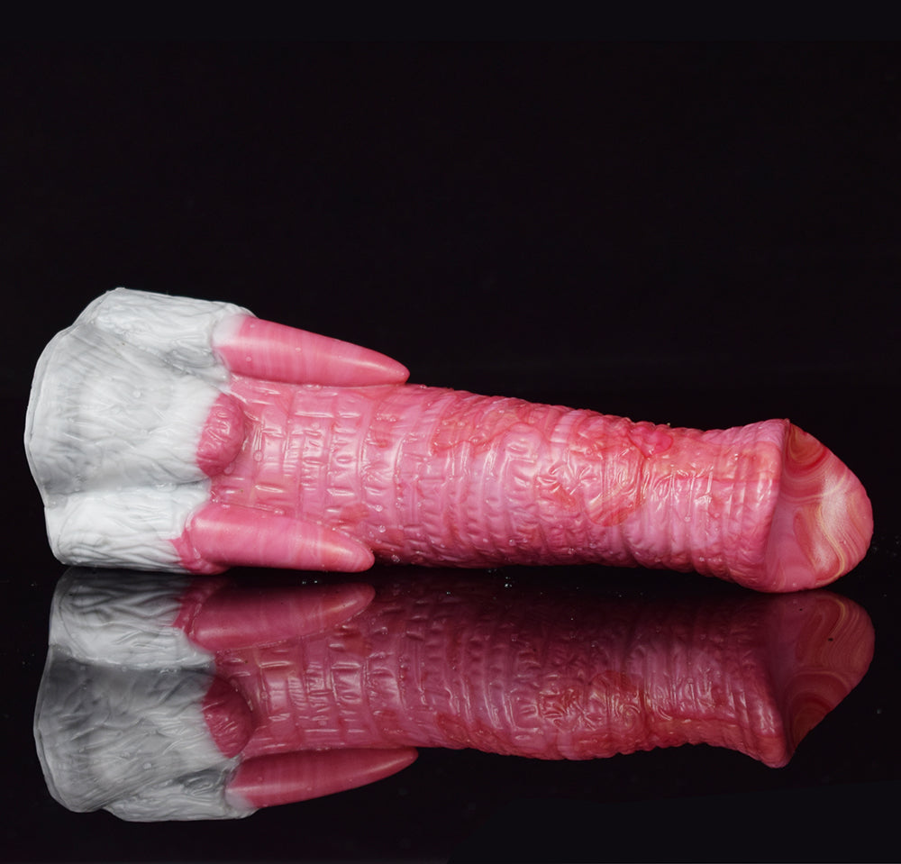 7 Inch Pink Curved Elephant Trunk Fantasy Dildo