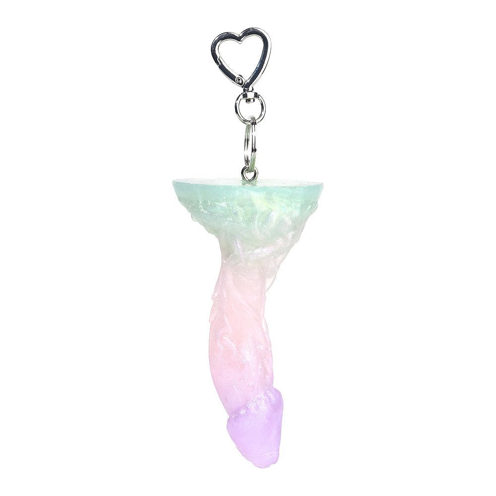 Customizable 8 Inch Silicone Fantasy Curved Dildo