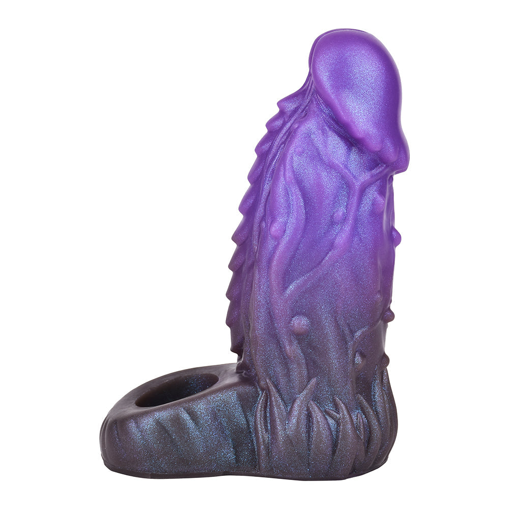 6 Inch Dragon Ridge Purple Penis  Sleeve