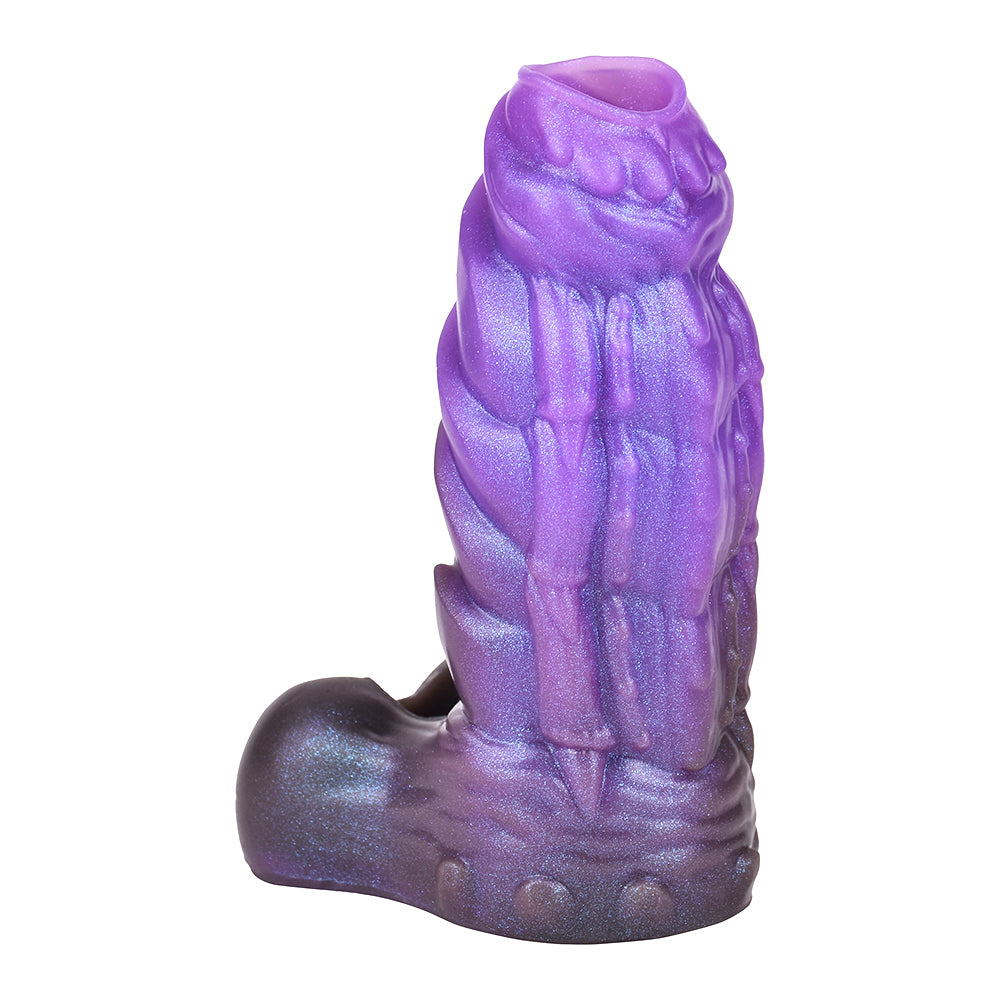 6 Inch Thread Monster Purple Penis Sleeve