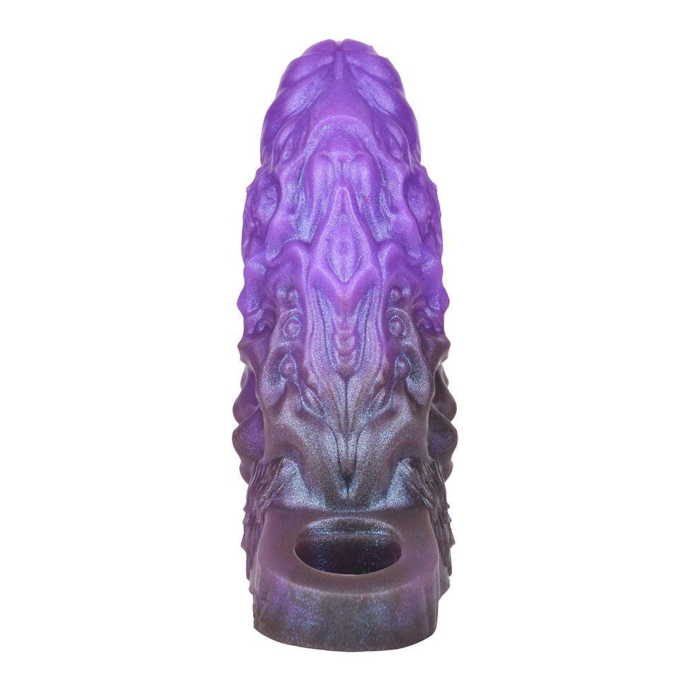 5 Inch Purple Monster Dildo Cock Sleeve