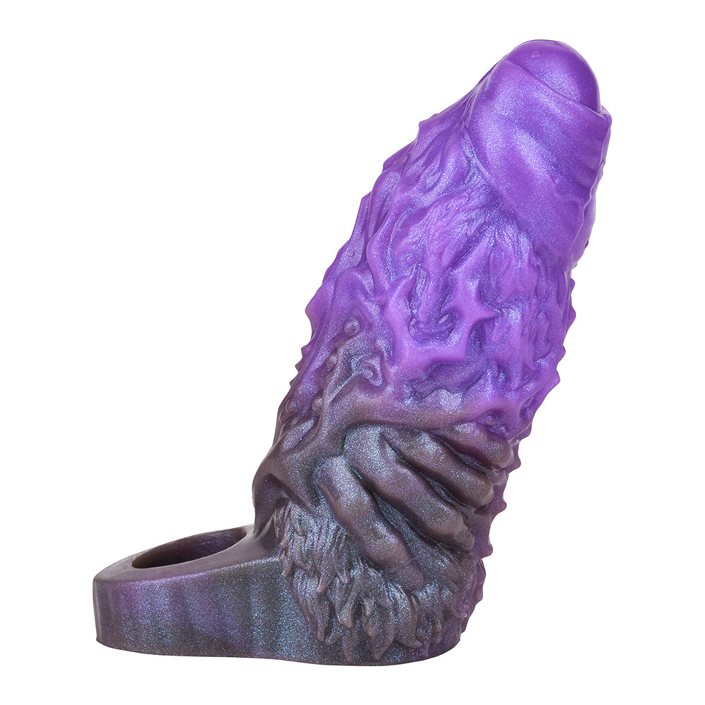 5 Inch Purple Monster Dildo Cock Sleeve