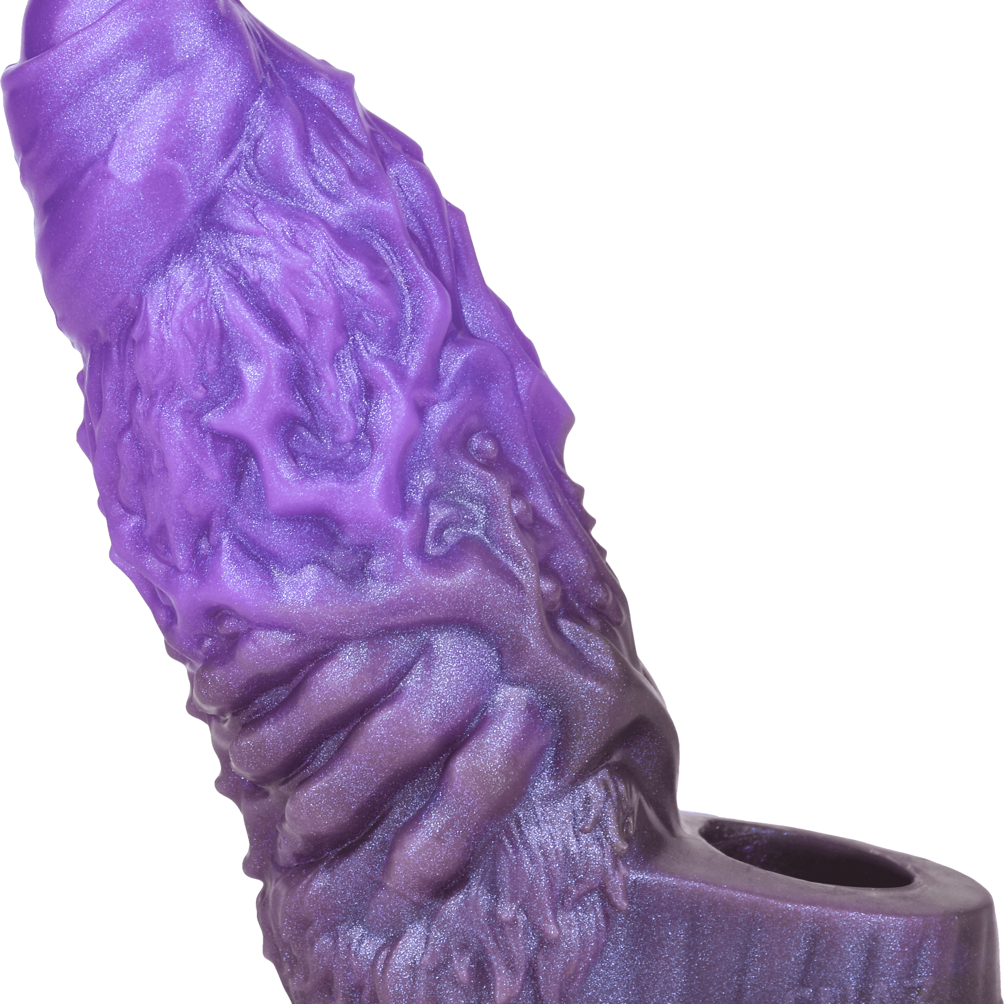 5 Inch Purple Monster Dildo Cock Sleeve
