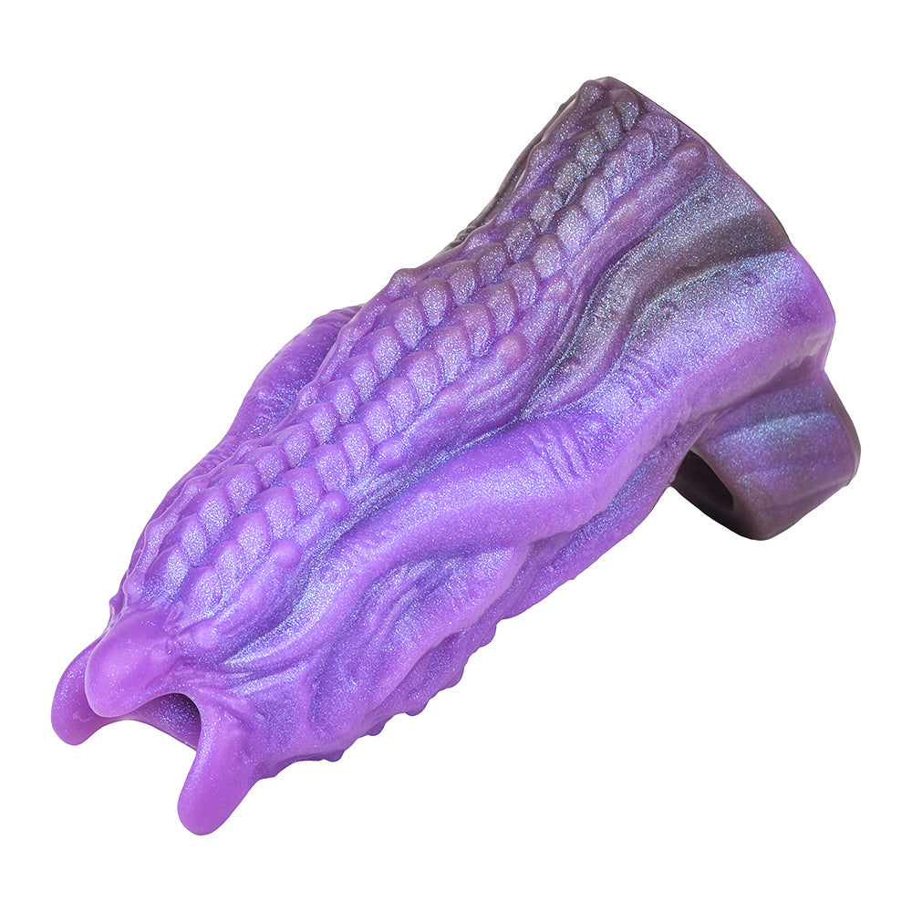 5 Inch Dragon Tentacle Purple Penis  Sleeve