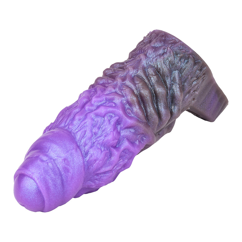 5 Inch Purple Monster Dildo Cock Sleeve