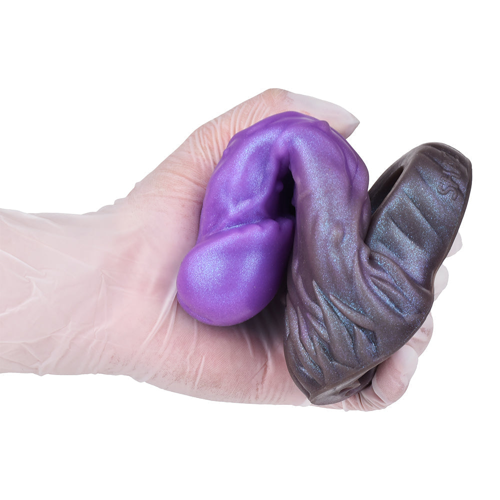 6 Inch Dragon Ridge Purple Penis  Sleeve