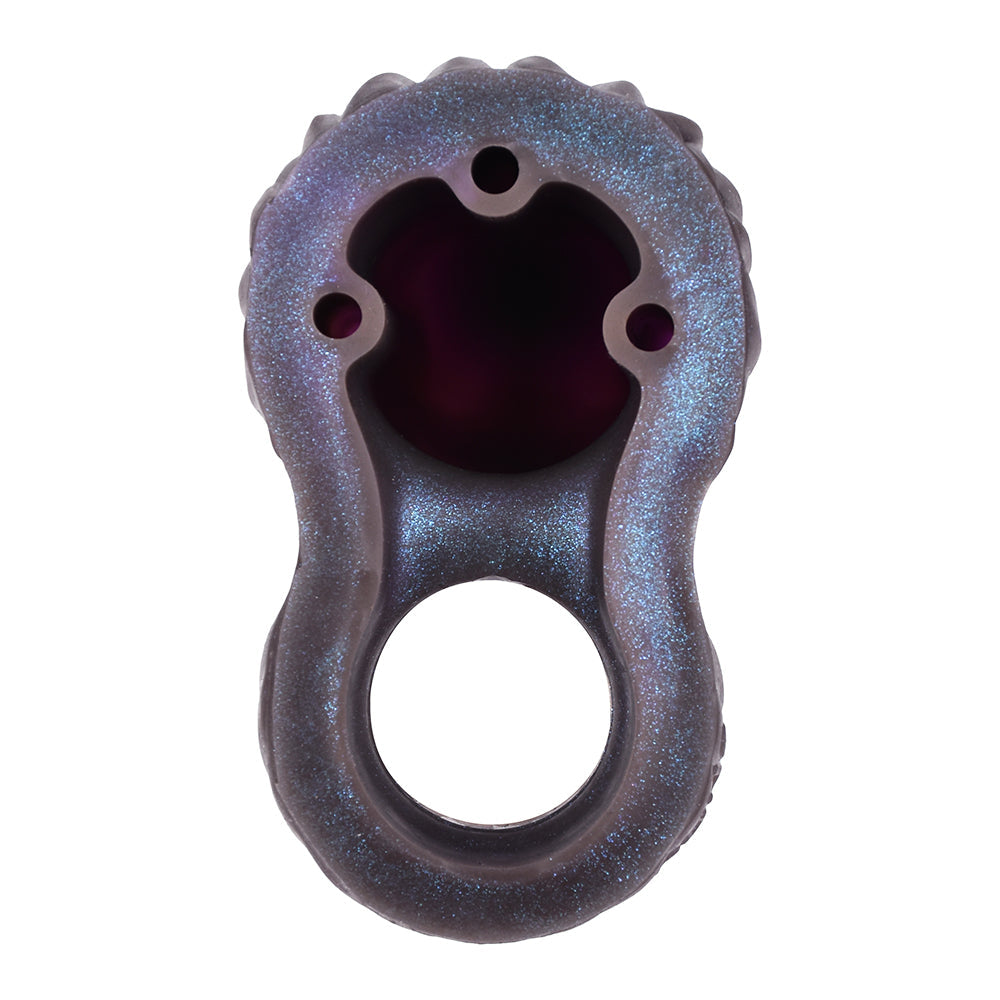 6 Inch Dragon Ridge Purple Penis  Sleeve
