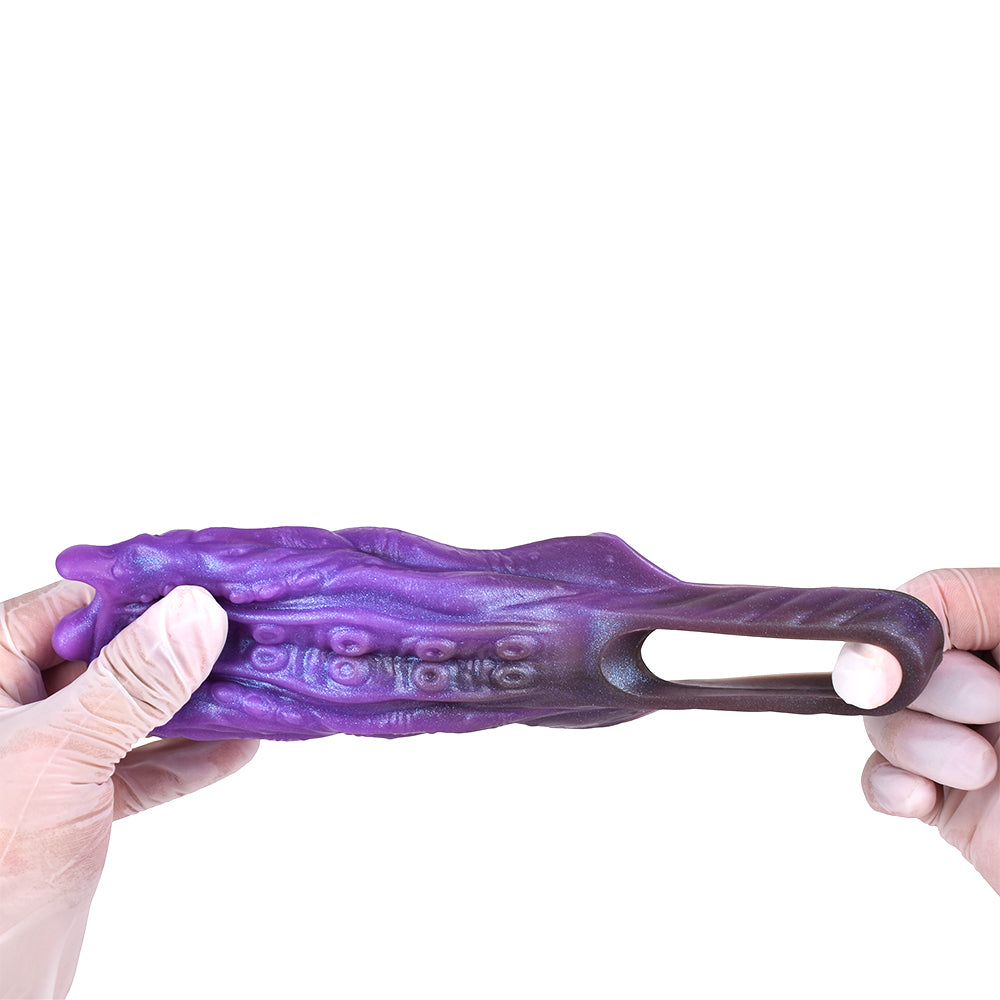 5 Inch Dragon Tentacle Purple Penis  Sleeve