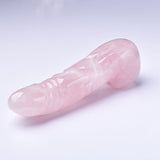 画像をギャラリー ビューアにロード Rose Quartz Dildo Crystal Penis