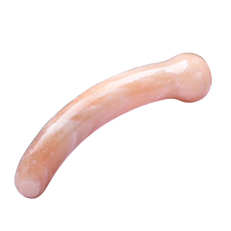 Curved G Spot Massage Crystal Dildo