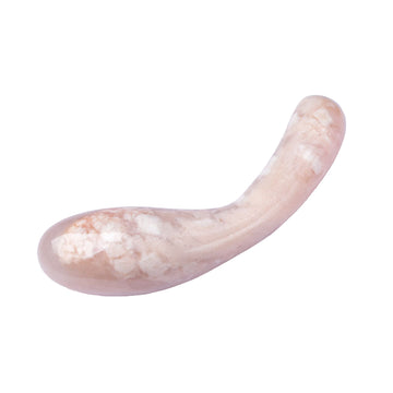 Curved Double Headed G Spot Crystal Dildo