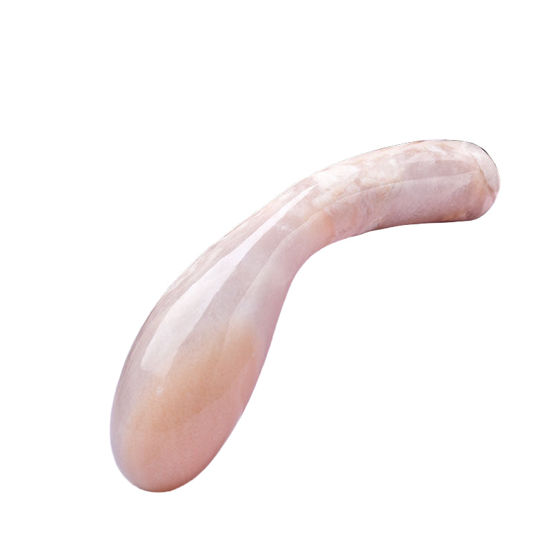 Curved Double Headed G Spot Crystal Dildo