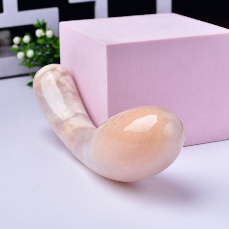 Pink Aventurine crystal dildo