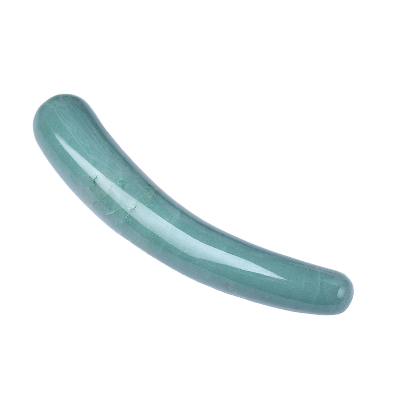 Green Aventurine Curve G Spot Stimulation Dildo