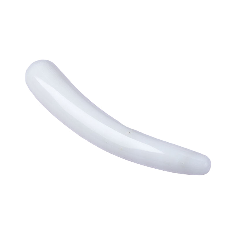 7 Inch Ivory Female Massage Crystal Dildo
