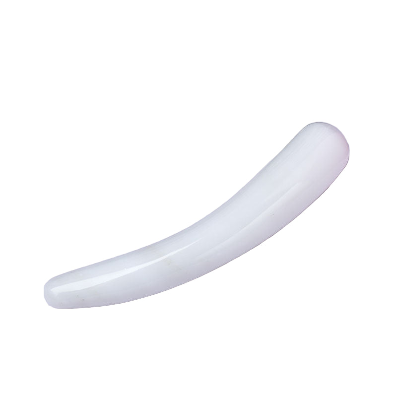 7 Inch Ivory Female Massage Crystal Dildo