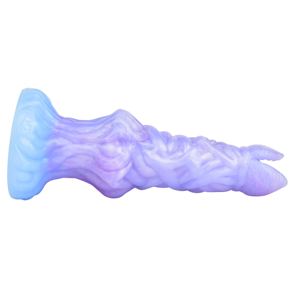 8 Inch Purple Twisted Alien Ovipositor Dildo
