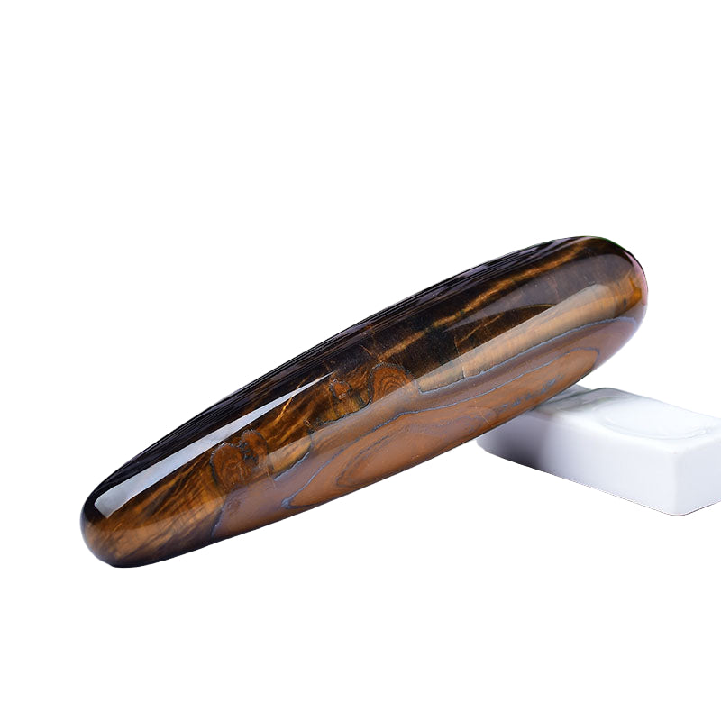 7 Inch Black Gold Double Crystal Dildo