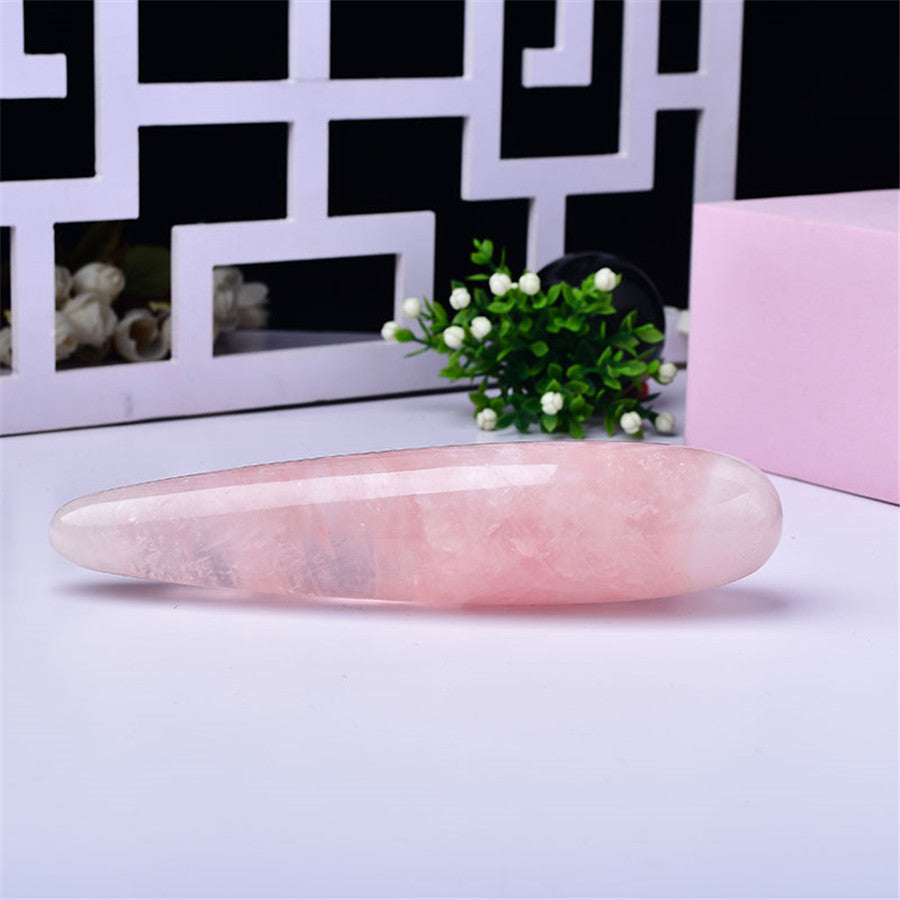 Pink Female Massage Masturbation Crystal Dildo
