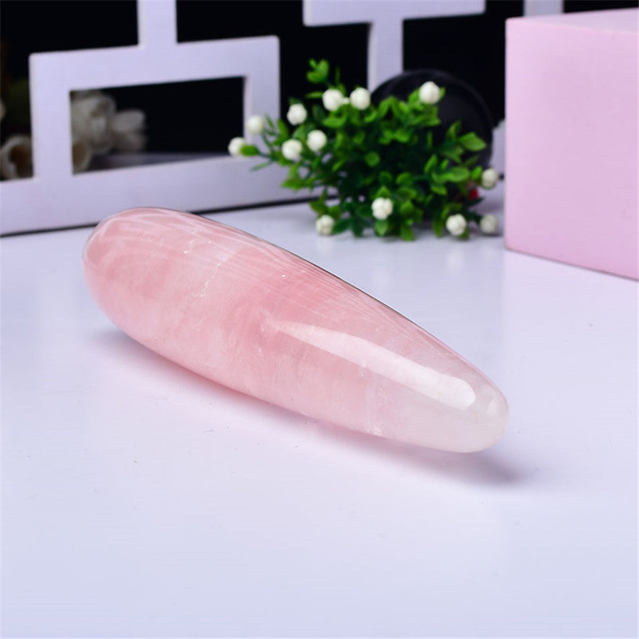 Pink Female Massage Masturbation Crystal Dildo