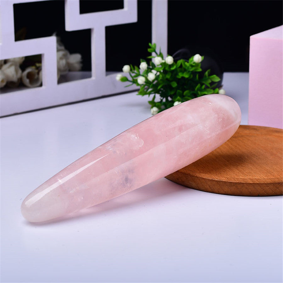 Pink Female Massage Masturbation Crystal Dildo