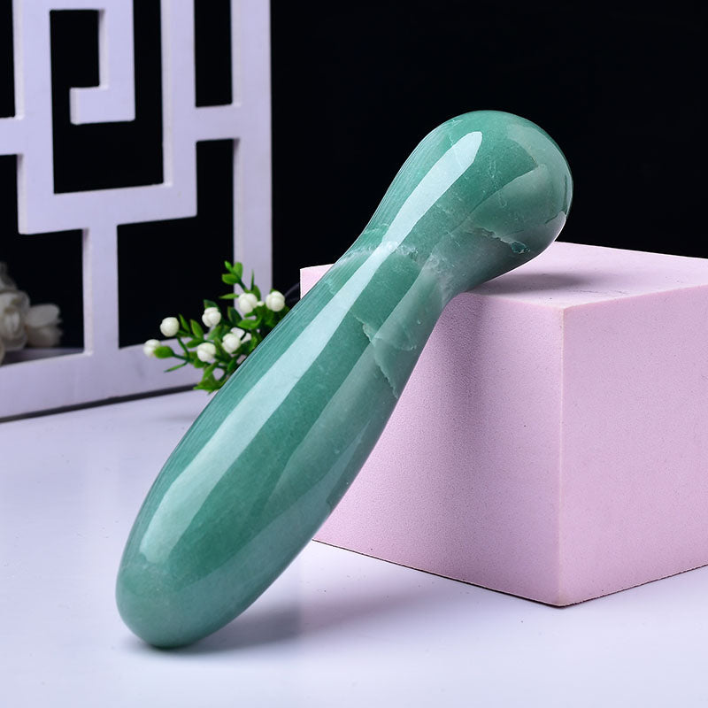 Green Aventurine G Spot Stimulation Crystal Dildo
