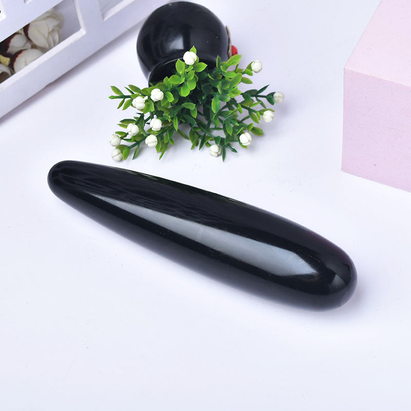 Black Female Massage Masturbation Crystal Dildo