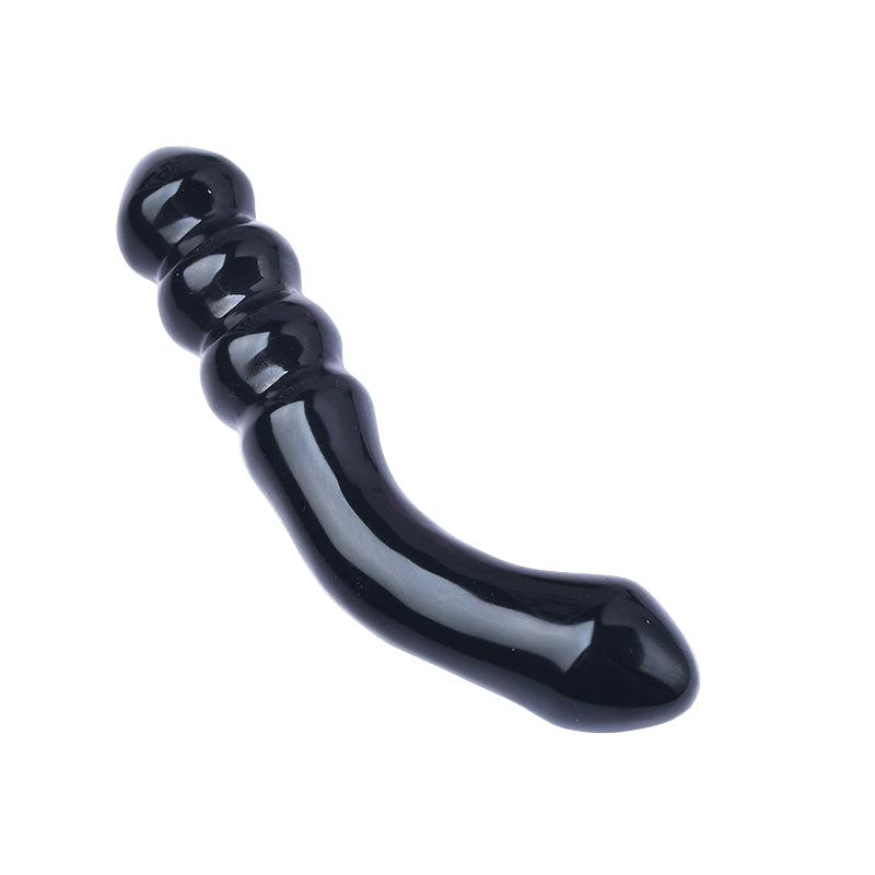 Black Aventurine Beaded G Spot Crystal Dildo
