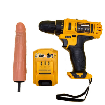 Yellow Rotating Couple Training Drill Sex Toys