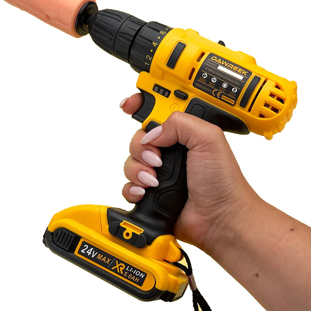 Yellow Rotating Couple Training Drill Sex Toys