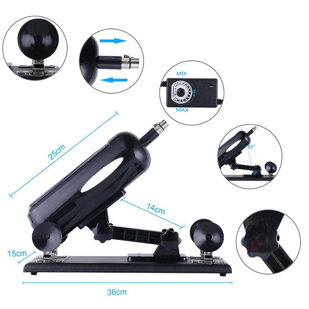 Black Powerful Anal Orgasm Sex Machine