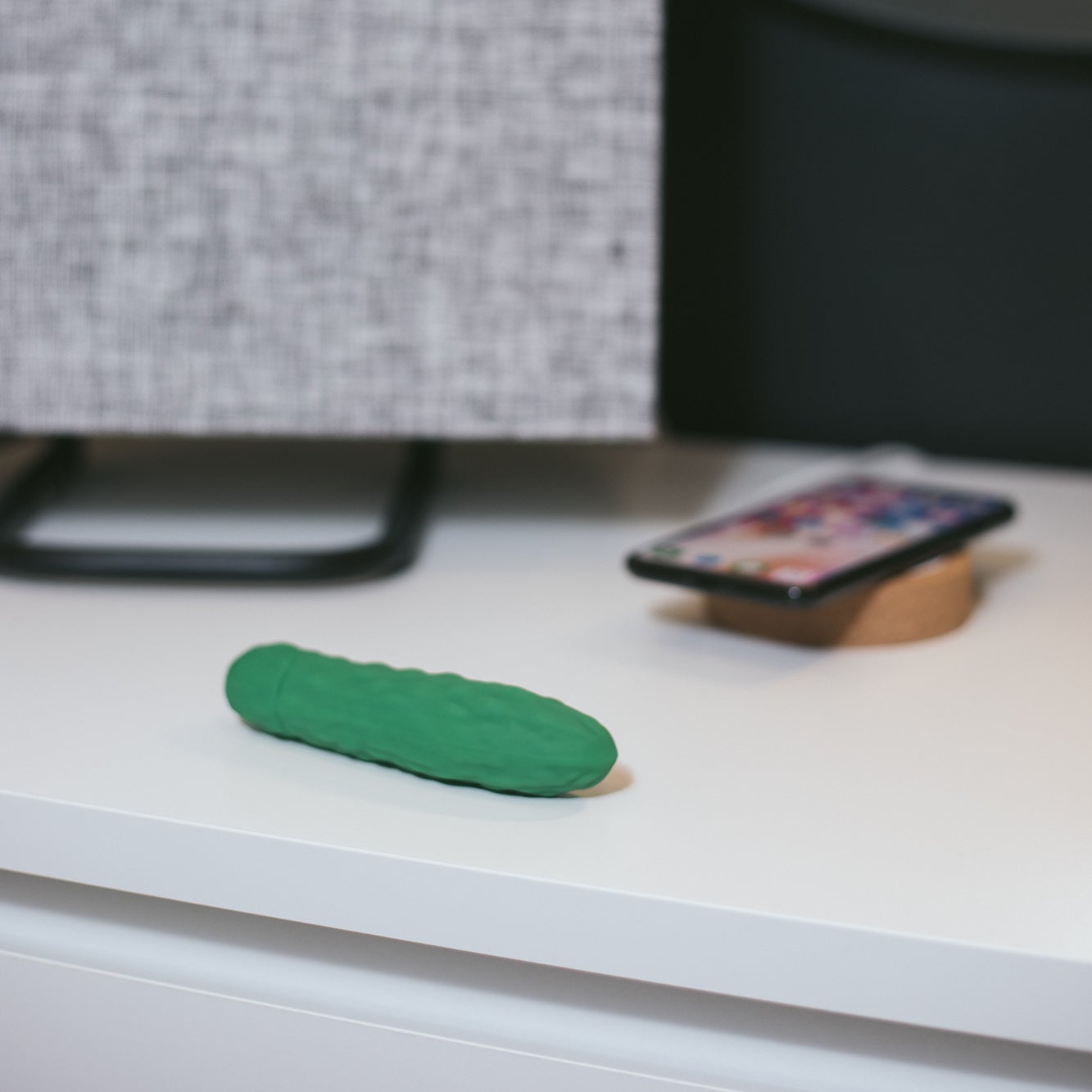 Green Small Cucumber Clitoral Vibrator