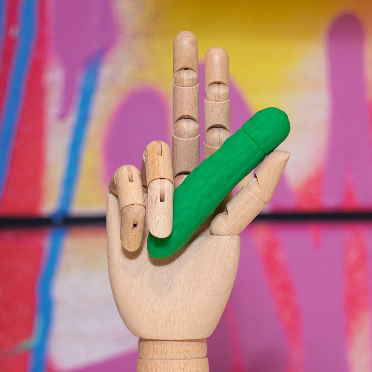 Green Small Cucumber Clitoral Vibrator