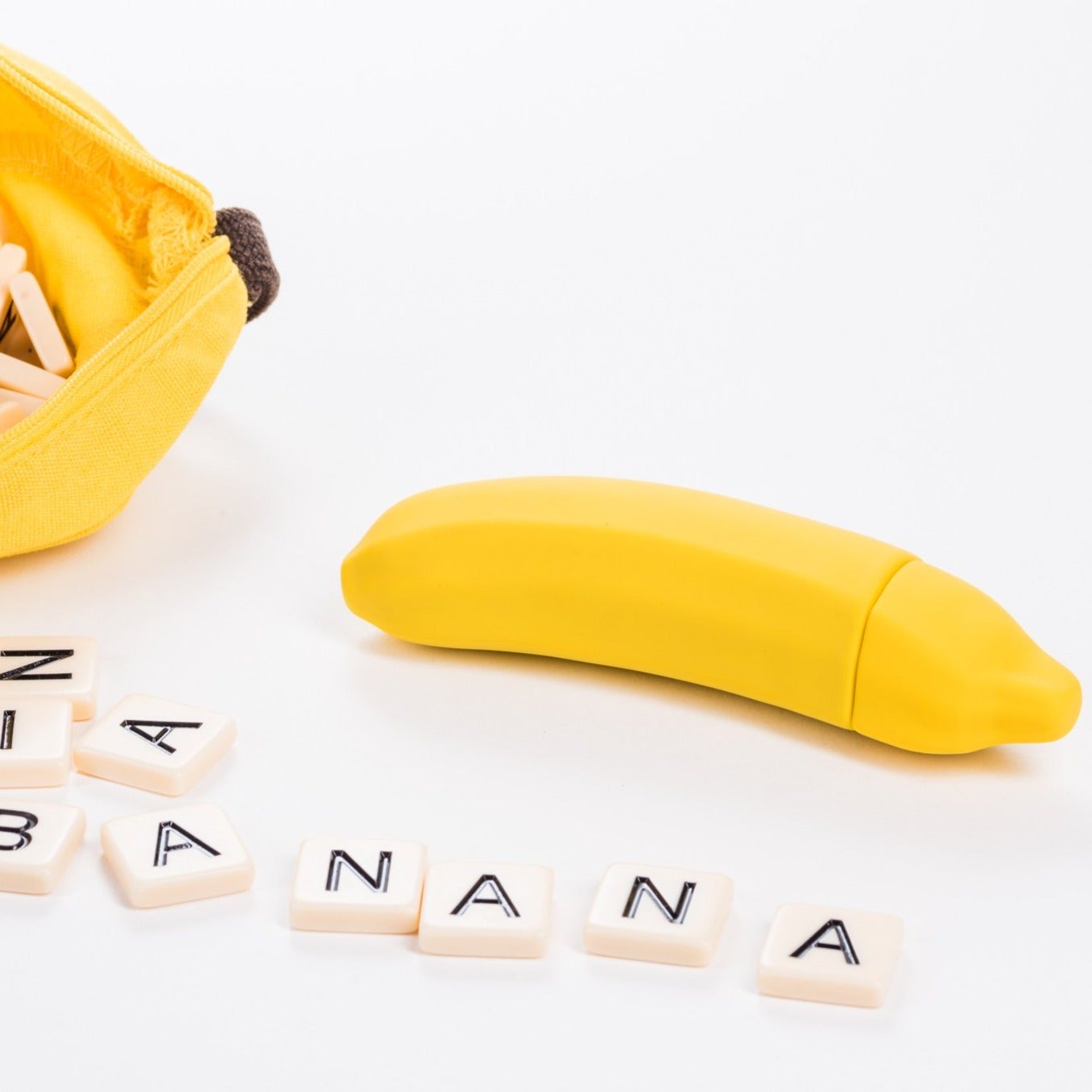 Yellow Banana Small Silent Clitoral Vibrator