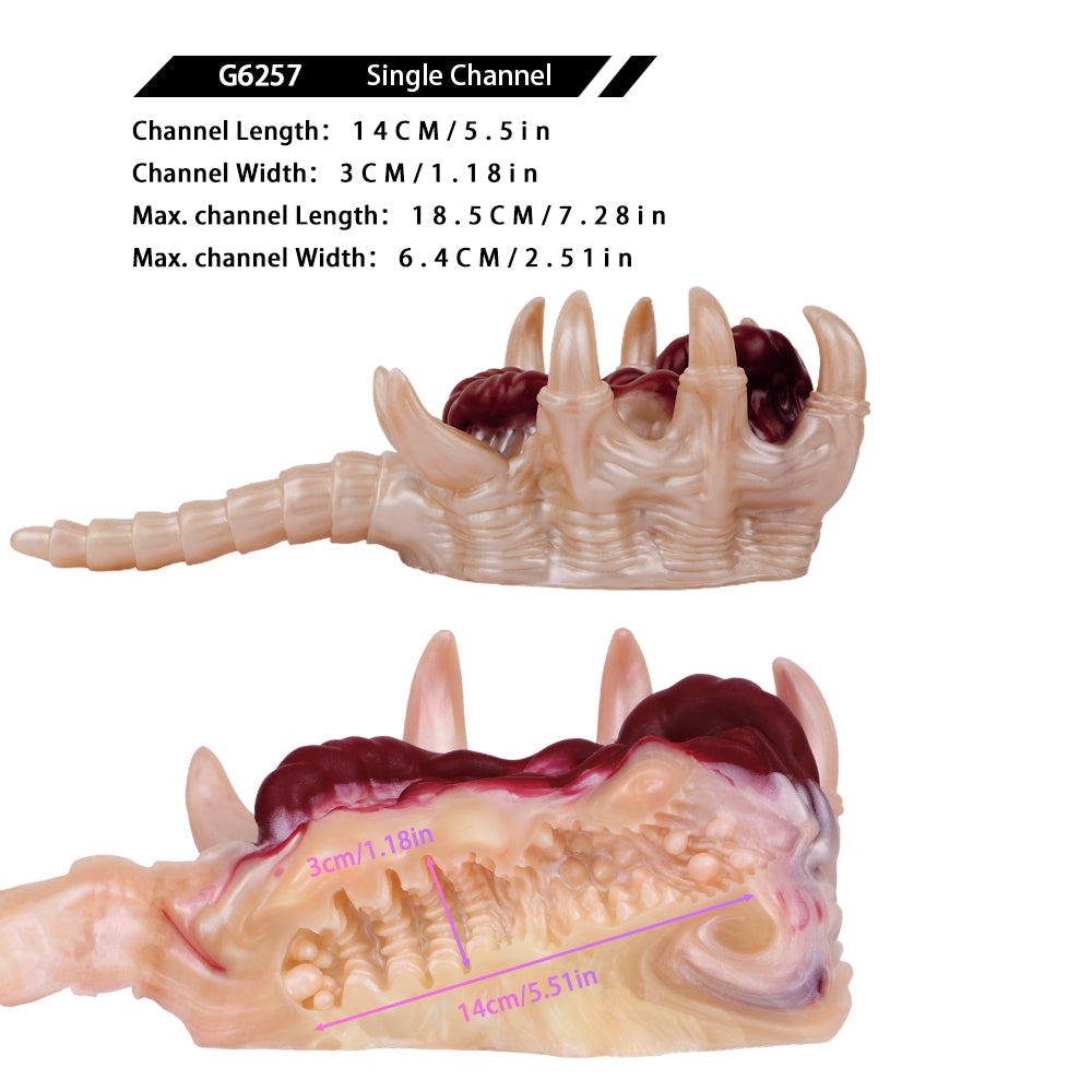 Soft Silicone Facehugger Fantasy Pocket Pussy