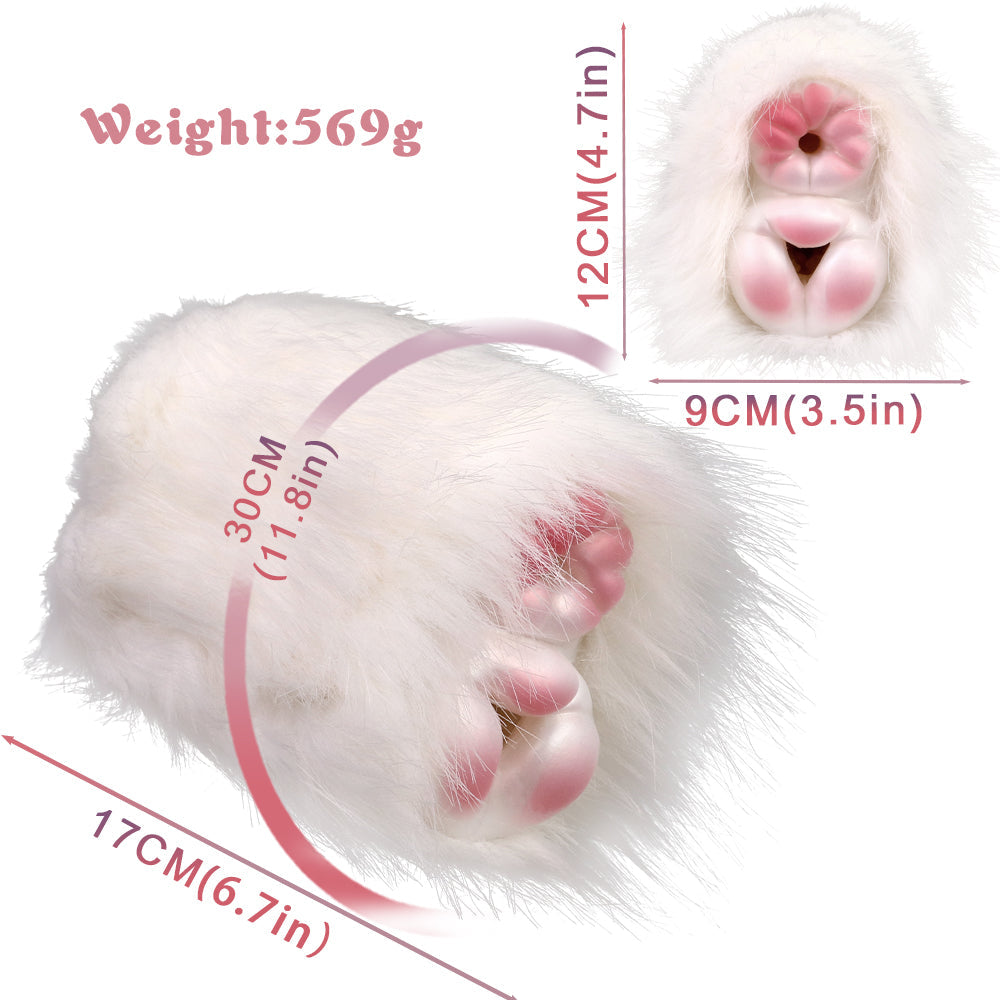 White Plush Sex Toy Fantasy Animal Guinea Pig Pussy