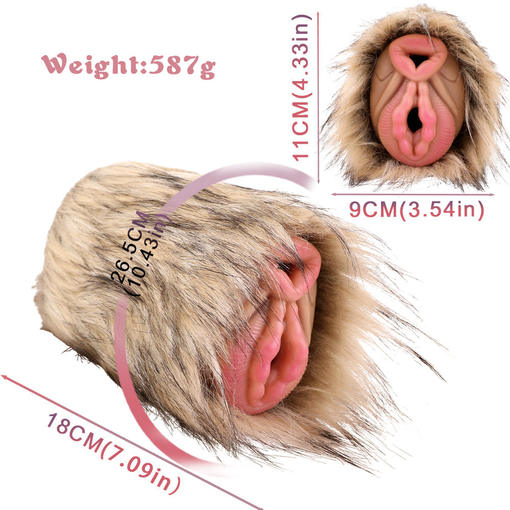 Furry Animal Jackal Fake Vagina Pocket Pussy