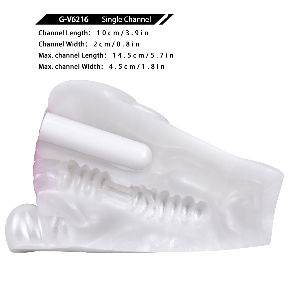 White Pig Silicone Fantasy Vibrating Pocket Pussy